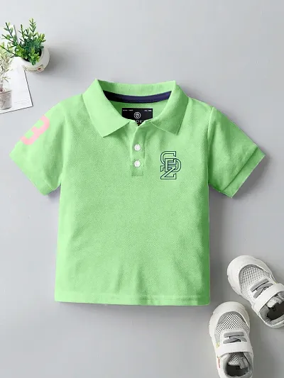 Stylish Cotton Blend Polo T-Shirts for Boys