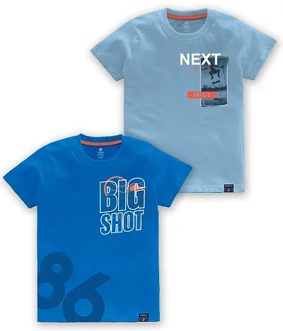 Stylish Blend Tees For Boys, Pack of 2