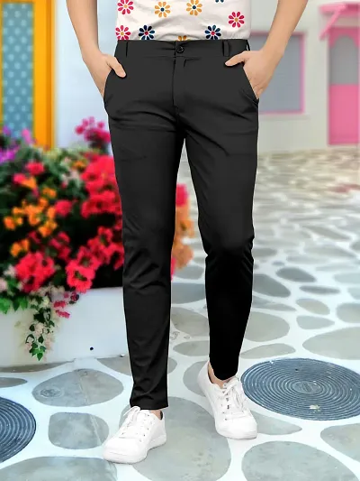 Premium fancy party wear 4 way lycra trousers