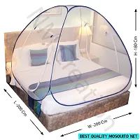 Blue Mosquito Net Foldable Double Bed Net King Size-thumb2