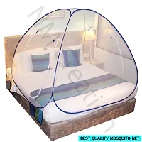 Blue Mosquito Net Foldable Double Bed Net King Size-thumb1