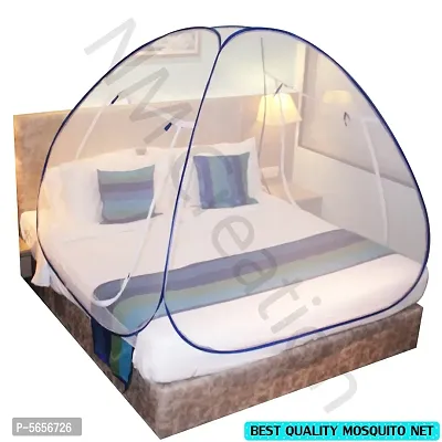 Blue Mosquito Net Foldable Double Bed Net King Size-thumb2