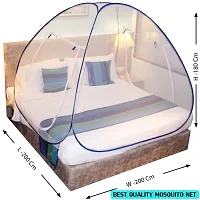 Mosquito Net Combo Foldable Double Bed Net King Size Easily Wash Pack Of 2-thumb2