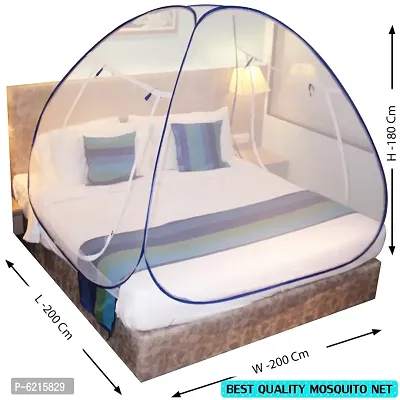 Mosquito Net Combo Foldable Double Bed Net King Size Easily Wash Pack Of 2-thumb3