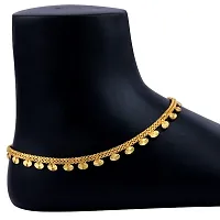 Latest Design Traditional Gold Plated  Anklet for Woman and Girls-thumb1