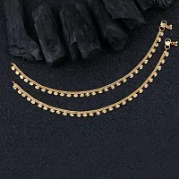 Latest Design Traditional Gold Plated  Anklet for Woman and Girls-thumb2