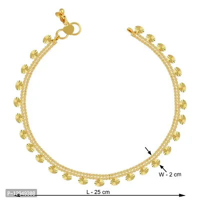 Latest Design Traditional Gold Plated  Anklet for Woman and Girls-thumb4