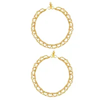 Traditional Gold Plated  Anklet for Girl and Women-thumb1