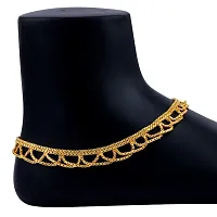Traditional Gold Plated  Anklet for Girl and Women-thumb2