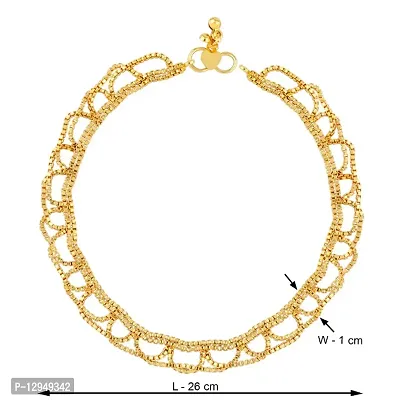 Traditional Gold Plated  Anklet for Girl and Women-thumb4