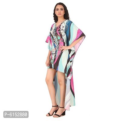 New Trendy Georgette Kaftan Dress for Women-thumb3