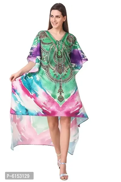 New Trendy Georgette Kaftan Dress for Women-thumb2