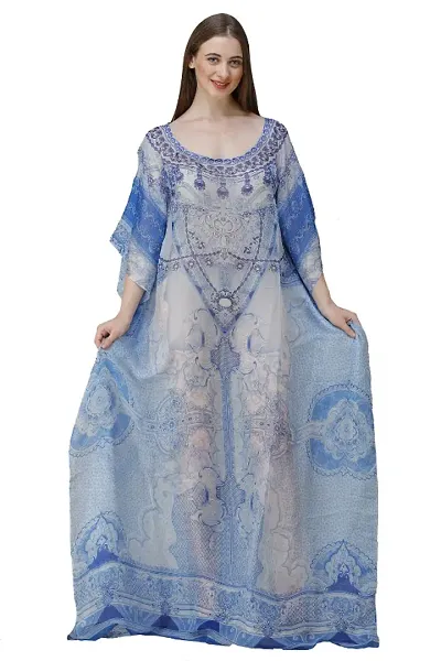 DIGITAL PRINTED KAFTAN DRESS FOR WOMEN