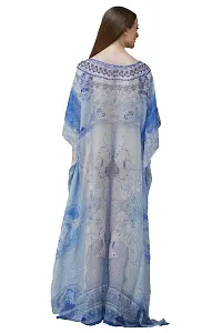 Trendy Attractive Georgette Maxi Length Kaftan Dress-thumb2