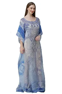 Trendy Attractive Georgette Maxi Length Kaftan Dress-thumb2