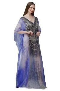 Trendy Attractive Georgette Maxi Length Kaftan Dress-thumb1