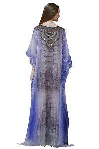 Trendy Attractive Georgette Maxi Length Kaftan Dress-thumb2