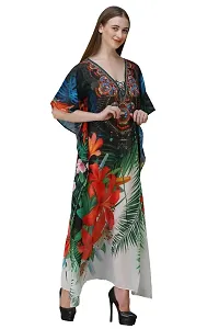 Trendy Attractive Georgette Maxi Length Kaftan Dress-thumb1