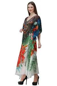 Trendy Attractive Georgette Maxi Length Kaftan Dress-thumb2