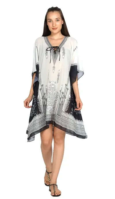 DIGITAL PRINTED KAFTAN DRESS FOR WOMEN