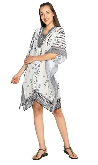 Trendy Attractive Georgette Knee Length Kaftan Dress-thumb4