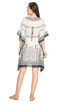 Trendy Attractive Georgette Knee Length Kaftan Dress-thumb4