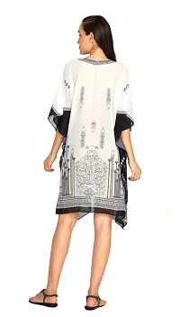 Trendy Attractive Georgette Knee Length Kaftan Dress-thumb2