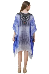 Trendy Attractive Georgette Knee Length Kaftan Dress-thumb4