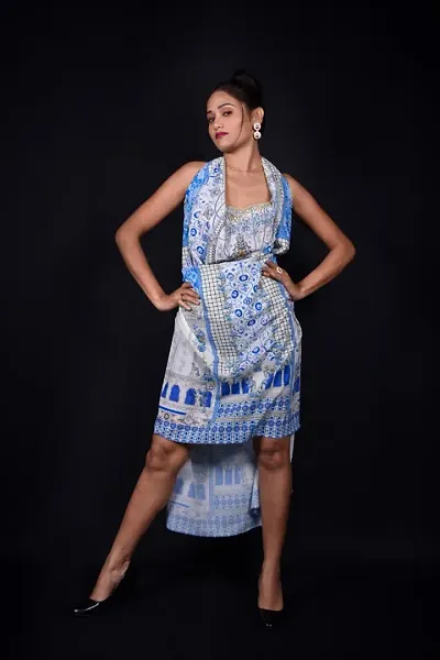 DIGITAL PRINTED KAFTAN DRESS FOR WOMEN