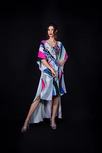 Trendy Attractive Georgette Kaftan Dress-thumb1