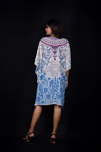 Trendy Attractive Georgette Knee Length Kaftan Dress-thumb1