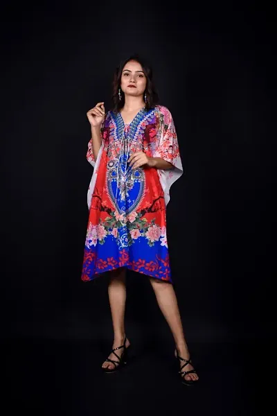 DIGITAL PRINTED KAFTAN DRESS FOR WOMEN