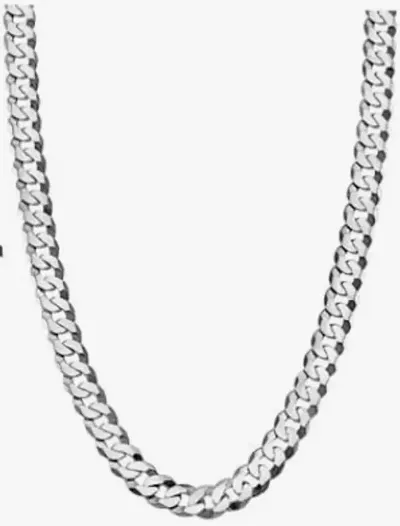 Thrillz Silver Chain For Boys Silver Plated Chains For Boys Men Jewellery Alloy Silver Chain Mens Jewellery Necklace Chain 20 Inches