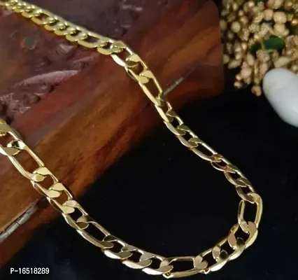 GOLD PLATED 4+1 THICK CHAIN FOR HIM AND HER