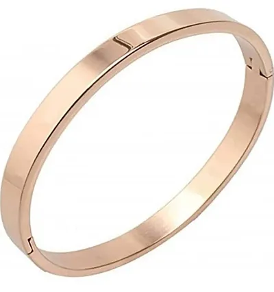 Rose gold plated rosegold hand cuff bracelet for him