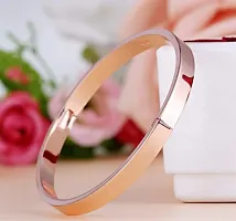 Rose gold plated rosegold hand cuff bracelet for him-thumb2