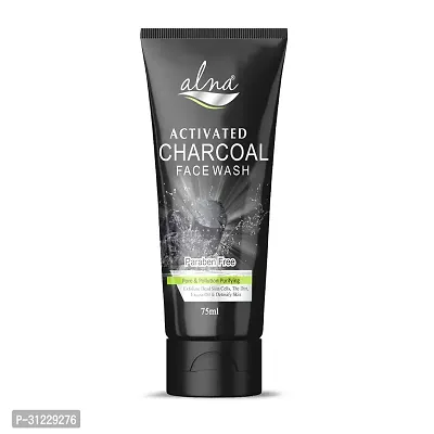 ALNA Charcoal Face Wash || Paraben Free|| |75ml |