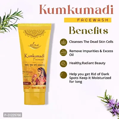 Alna Kumkumadi Face Wash ||The Essence of Ayurveda|| ||75ml||-thumb2