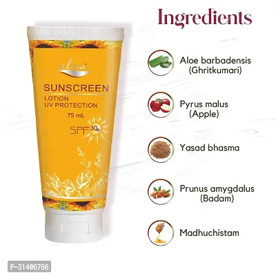 ALNA  Sunscreen Lotion |UV Protection| SPF 30+ | 75ml|-thumb2