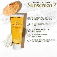 Alna  Sunscreen Lotion Uv Protection Spf 30 - 75ml| and Lemon Apricot Face Wash 75ml-thumb2