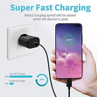DYG DRESS YOUR GADGETS 25 W Quick Charge 3 A Mobile Charger with Detachable Cable Black Cable Included-thumb2