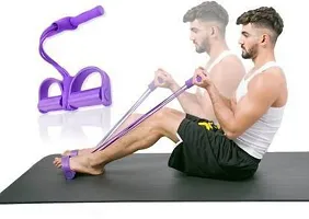 Rubber Double Tummy Trimmer Ab Exerciser Ab Exerciser  (Multicolor)-thumb3