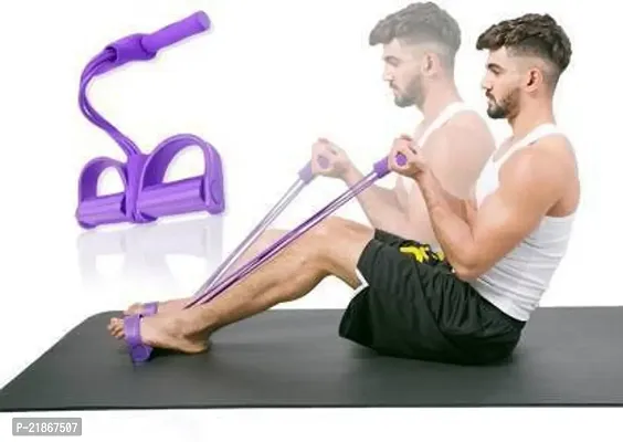 Rubber Double Tummy Trimmer Ab Exerciser Ab Exerciser  (Multicolor)-thumb4