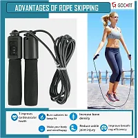 Count Rope Skipping Wire Fitness Outdoor Sporting Skip Rope-thumb3
