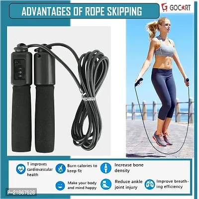 Count Rope Skipping Wire Fitness Outdoor Sporting Skip Rope-thumb4