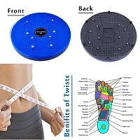 Tummy Twister Power Mat Magnetic Therapy Body Weight Reducer Acupressure Pyramid Foot Exercise Rotating Board Machine for Men And Women-thumb2