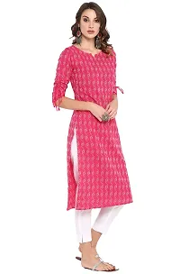 Janasya Women's Pure Cotton Straight Kurta-thumb2