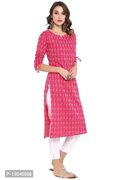 Janasya Women's Pure Cotton Straight Kurta-thumb3