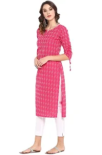 Janasya Women's Pure Cotton Straight Kurta-thumb3