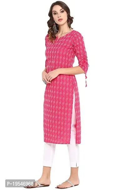 Janasya Women's Pure Cotton Straight Kurta-thumb4